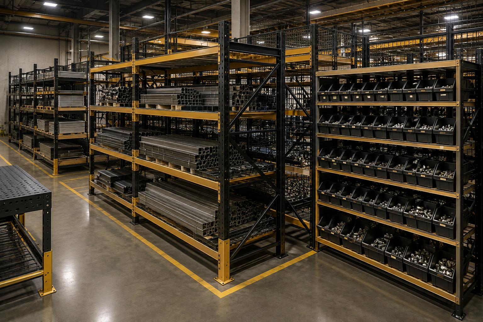 Automotive parts storage systems